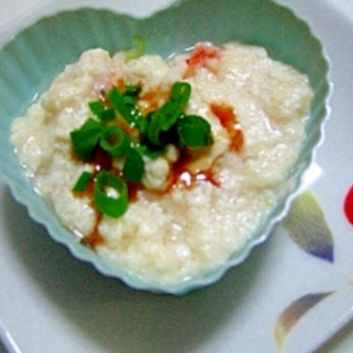 シリコンカップでえび豆腐蒸し